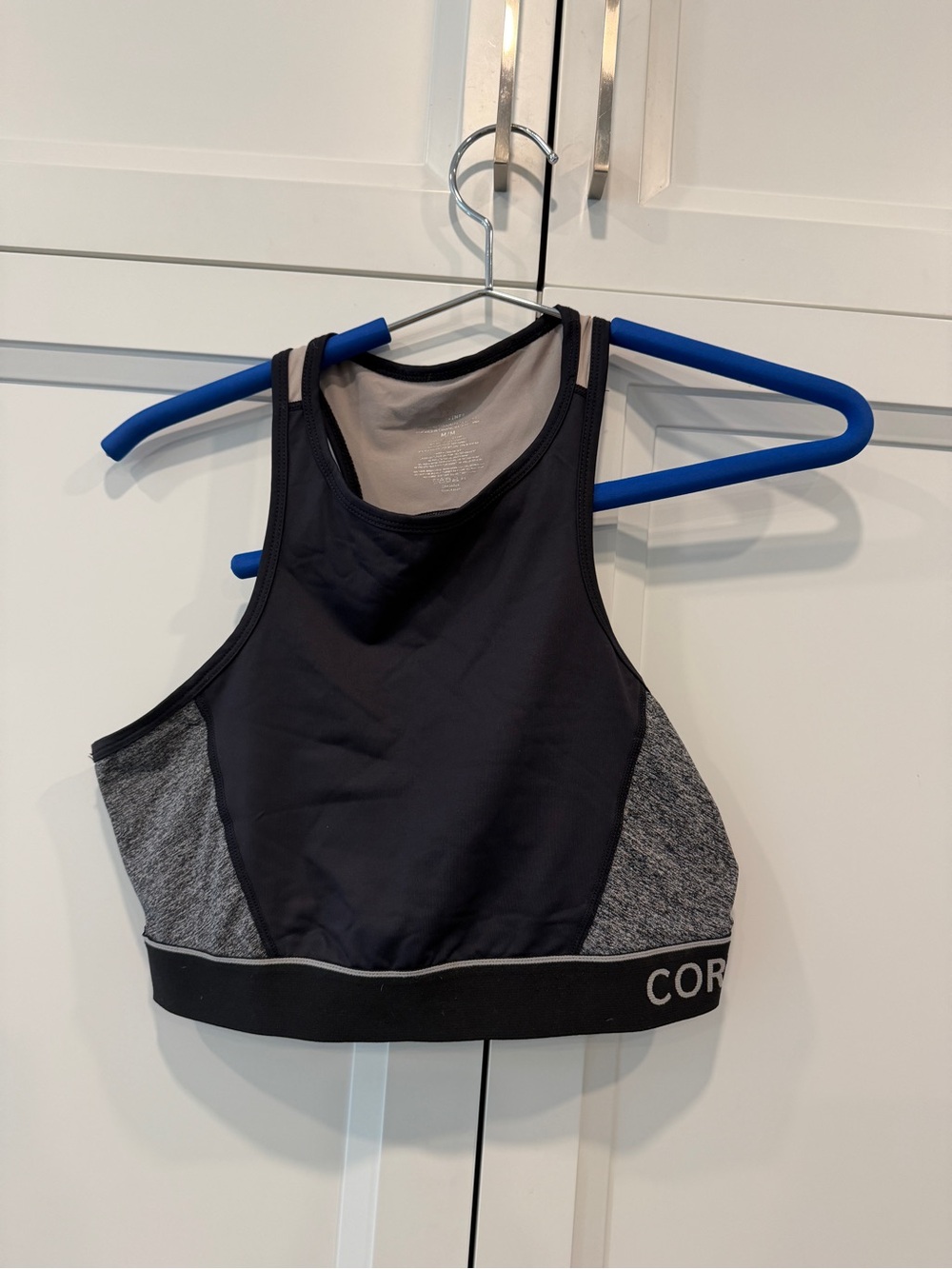 High-Neck Sports Bra Top
